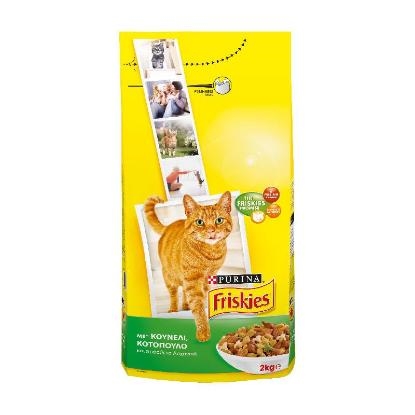Picture of Purina - Friskies Cat Adult Rabbit and chicken 2kg